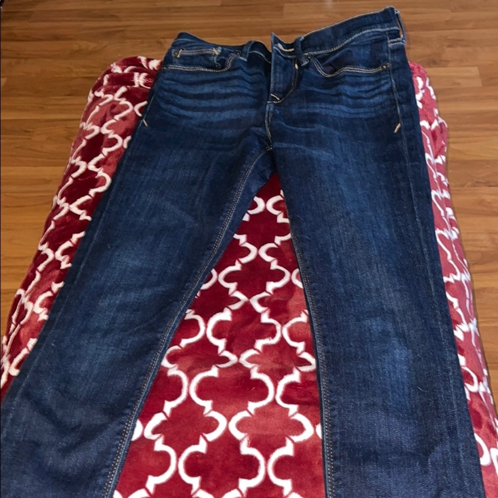 express dark washed jeans
